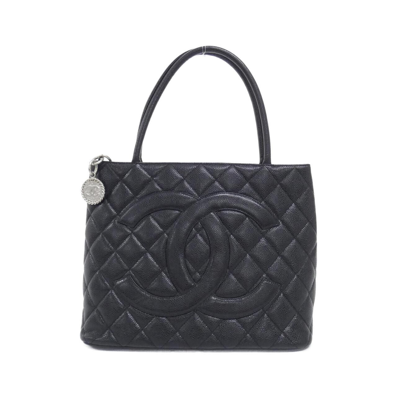 Chanel Vintage Bag Handbag Black