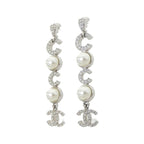 Chanel Earrings Silver — view 2