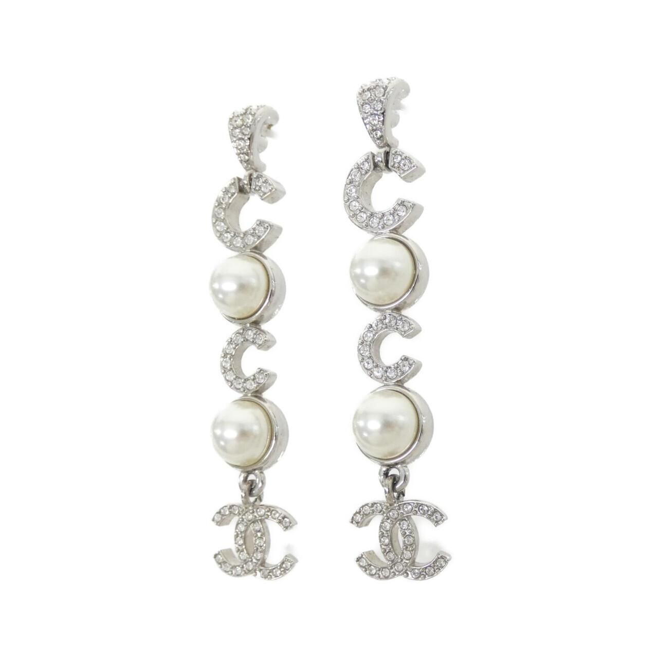 Chanel Earrings Silver — view 2