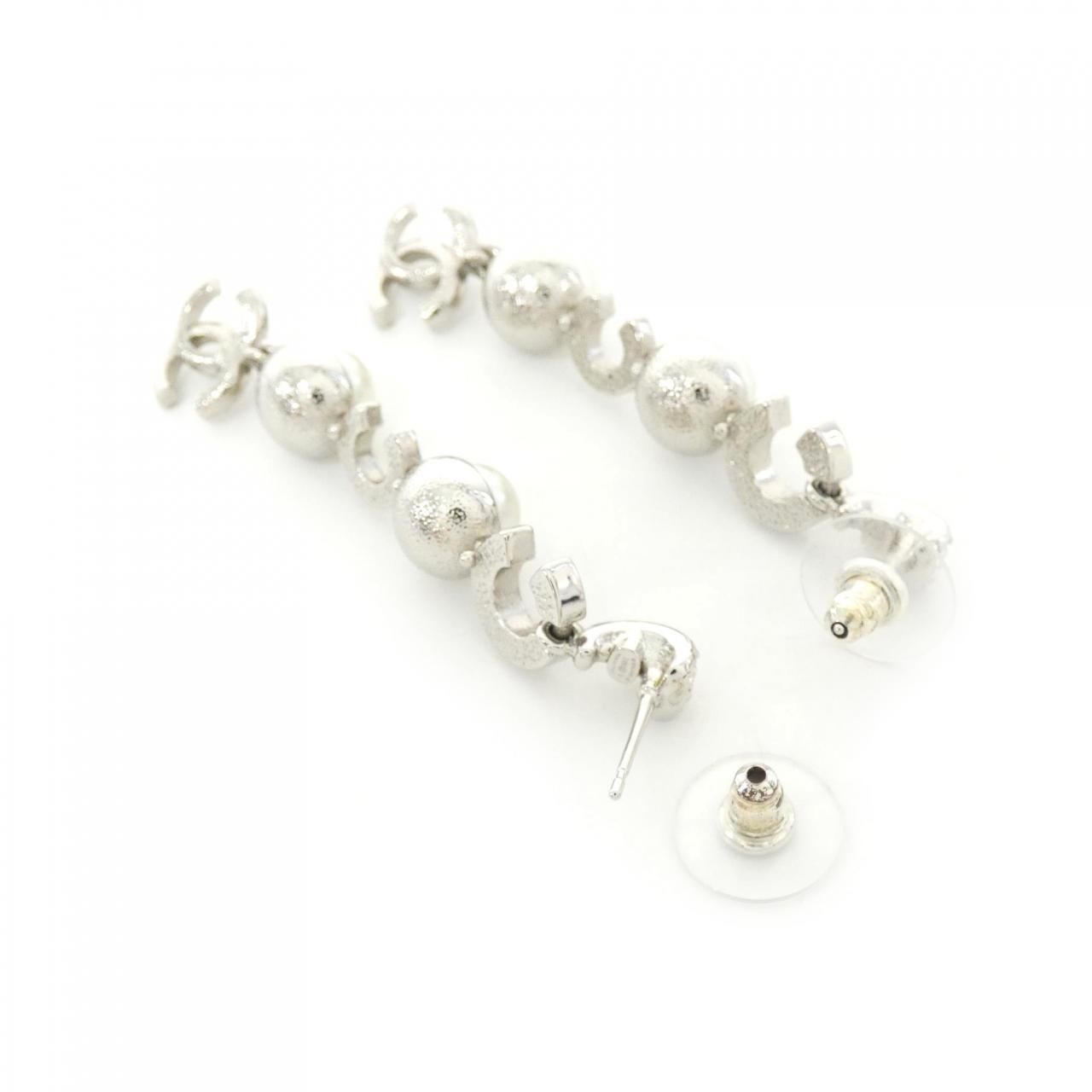 Chanel Earrings Silver — view 3