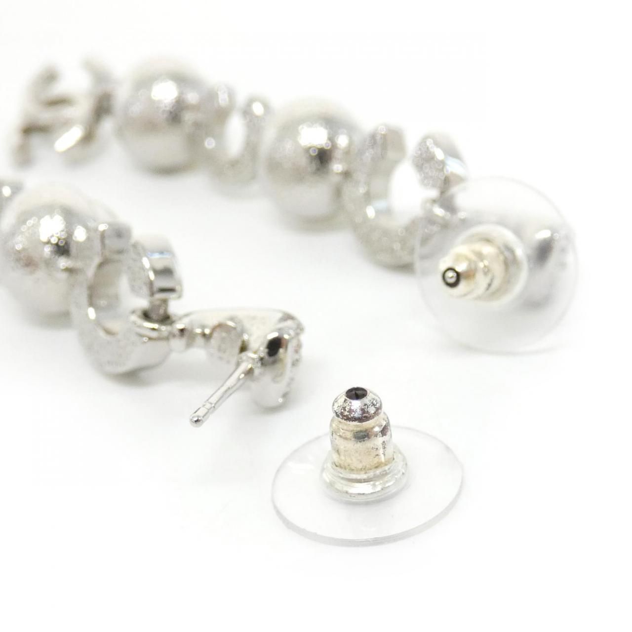Chanel Earrings Silver — view 4
