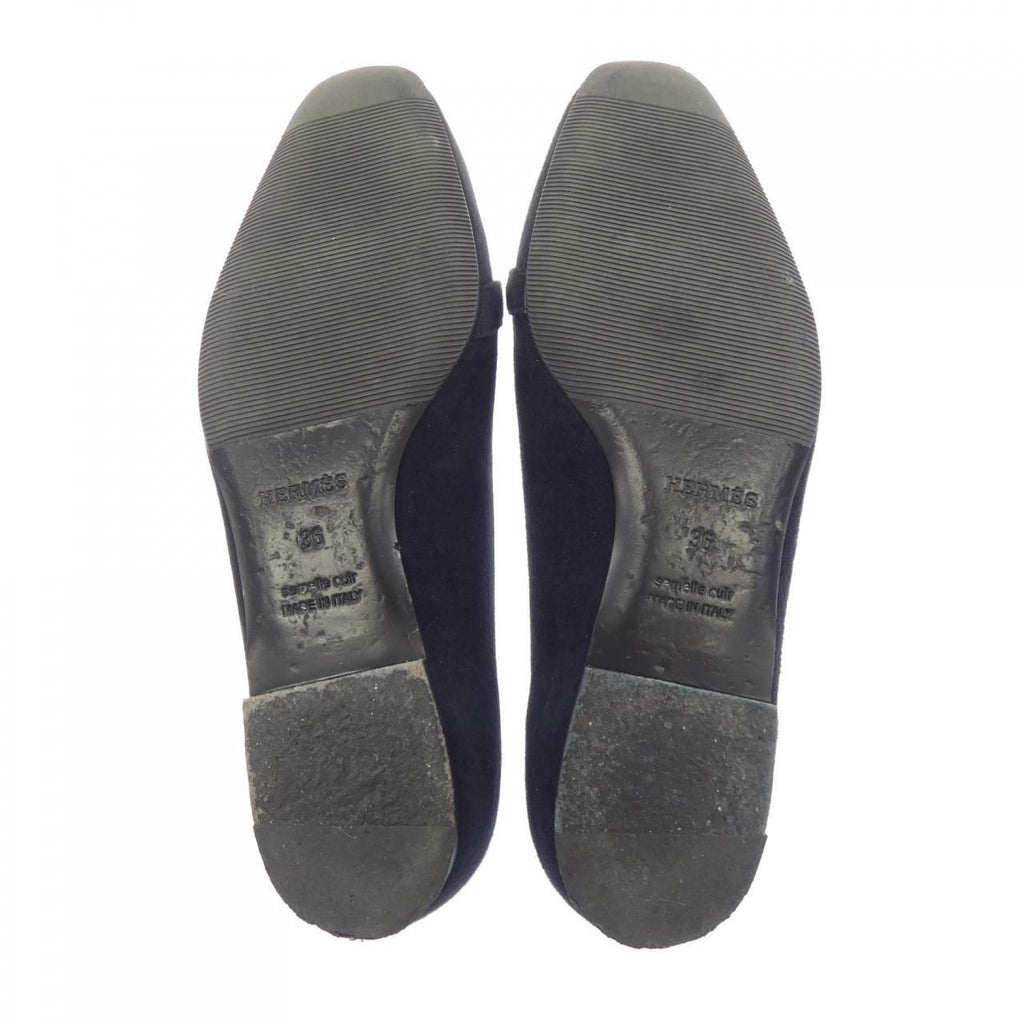 Hermes Bilbao Kelly Buckle Flat Shoes — view 4