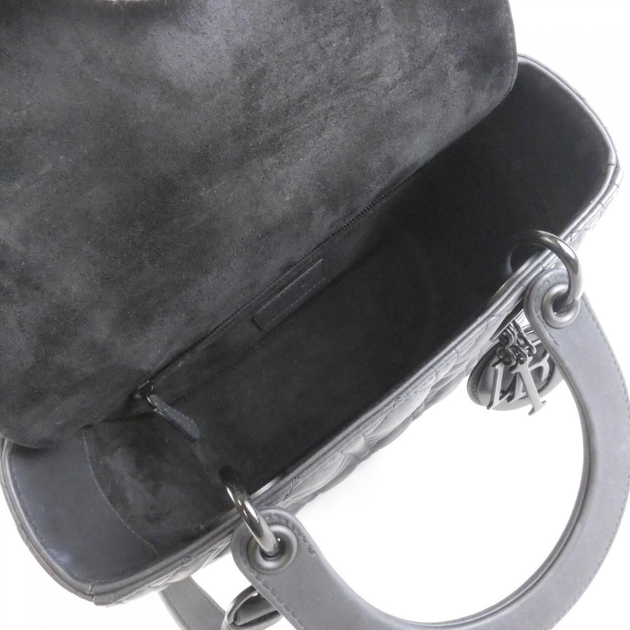 Dior Lady Bag Handbag Black — view 9