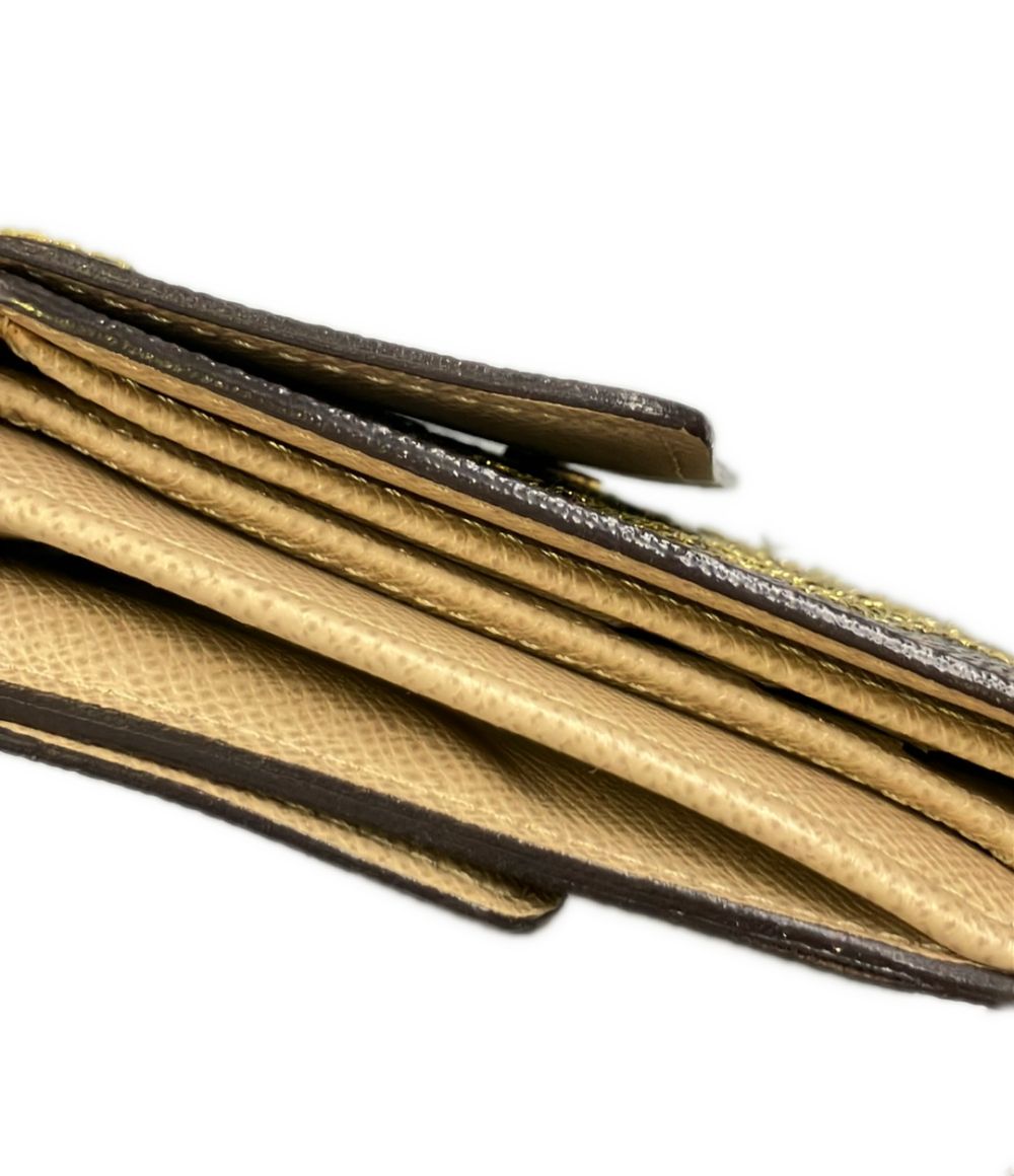 Louis Vuitton Hook Bifold Wallet Porte Monet Billets Cult Cles Monogram Dantel — view 6