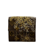 Louis Vuitton Hook Bifold Wallet Porte Monet Billets Cult Cles Monogram Dantel — view 2