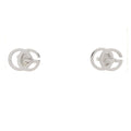 Gucci Earrings Double 18k White Gold