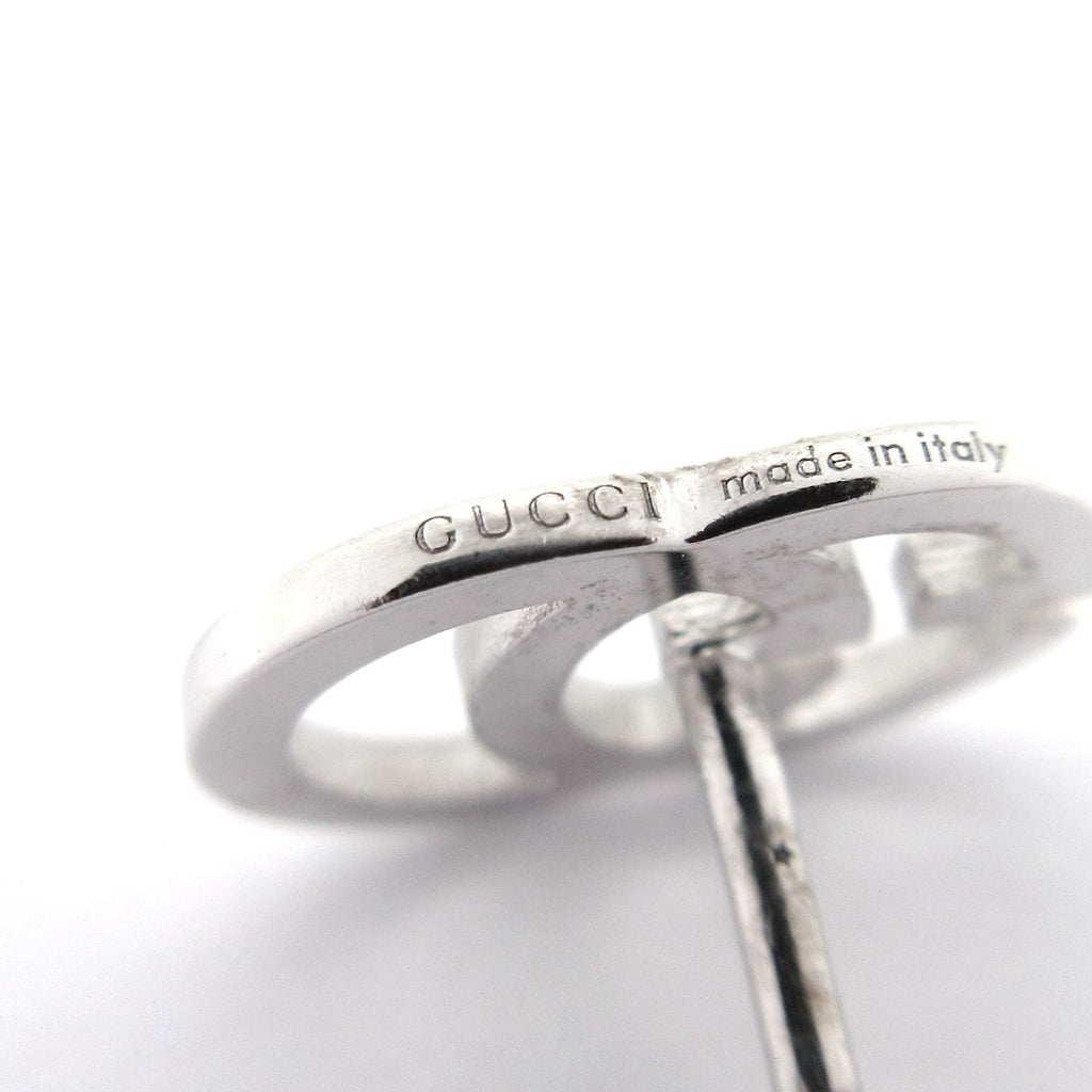 Gucci Earrings Double 18k White Gold — view 5