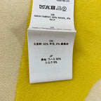 Louis Vuitton Yellow Ivory Balloon Wool Silk Shoulder — view 4
