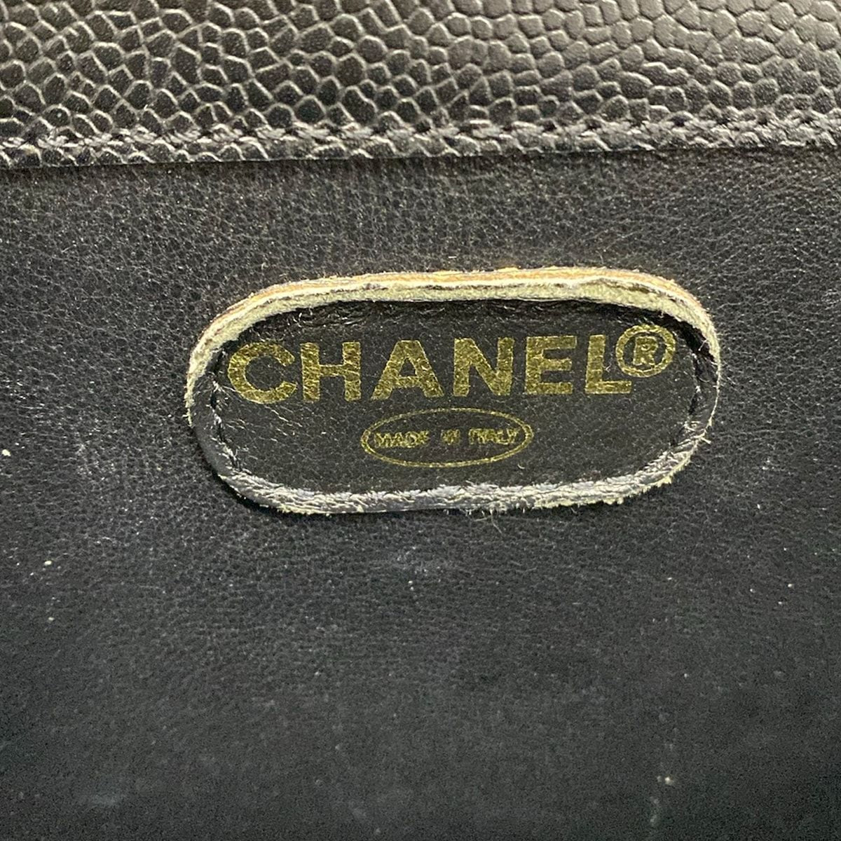 Chanel Business Bag Black Gold Flap Pocket Turnlock — view 9