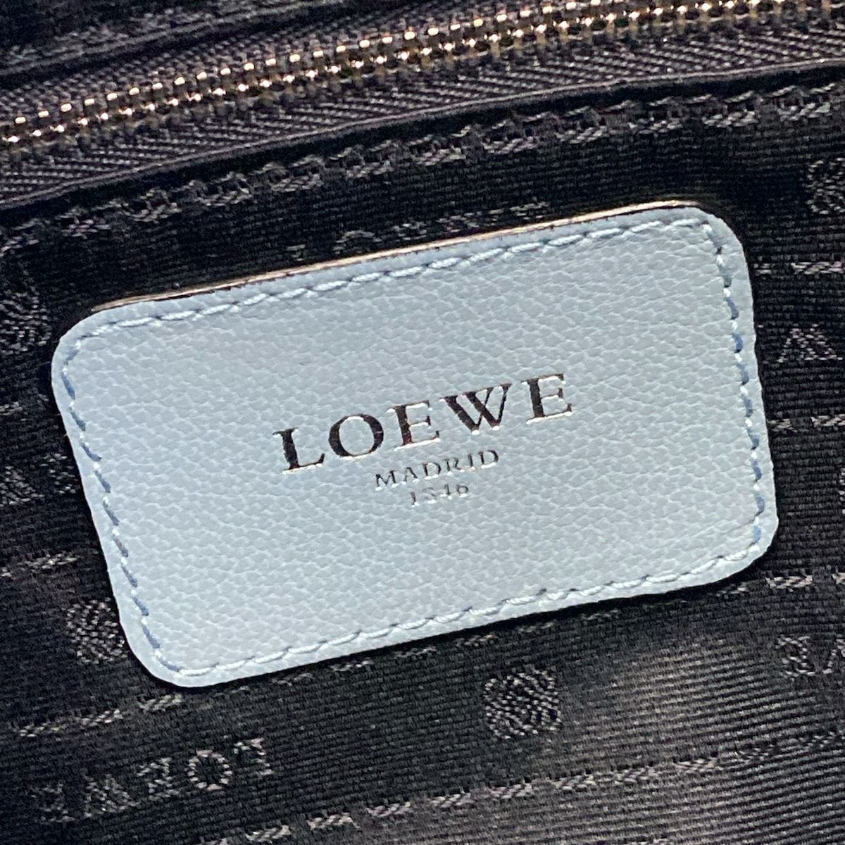 Loewe Handbag Maia Light Blue Leather — view 9