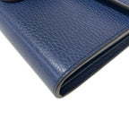 Gucci Wallet Dionysus Dark Navy Silver Chain with Removable Strap Leather — view 7