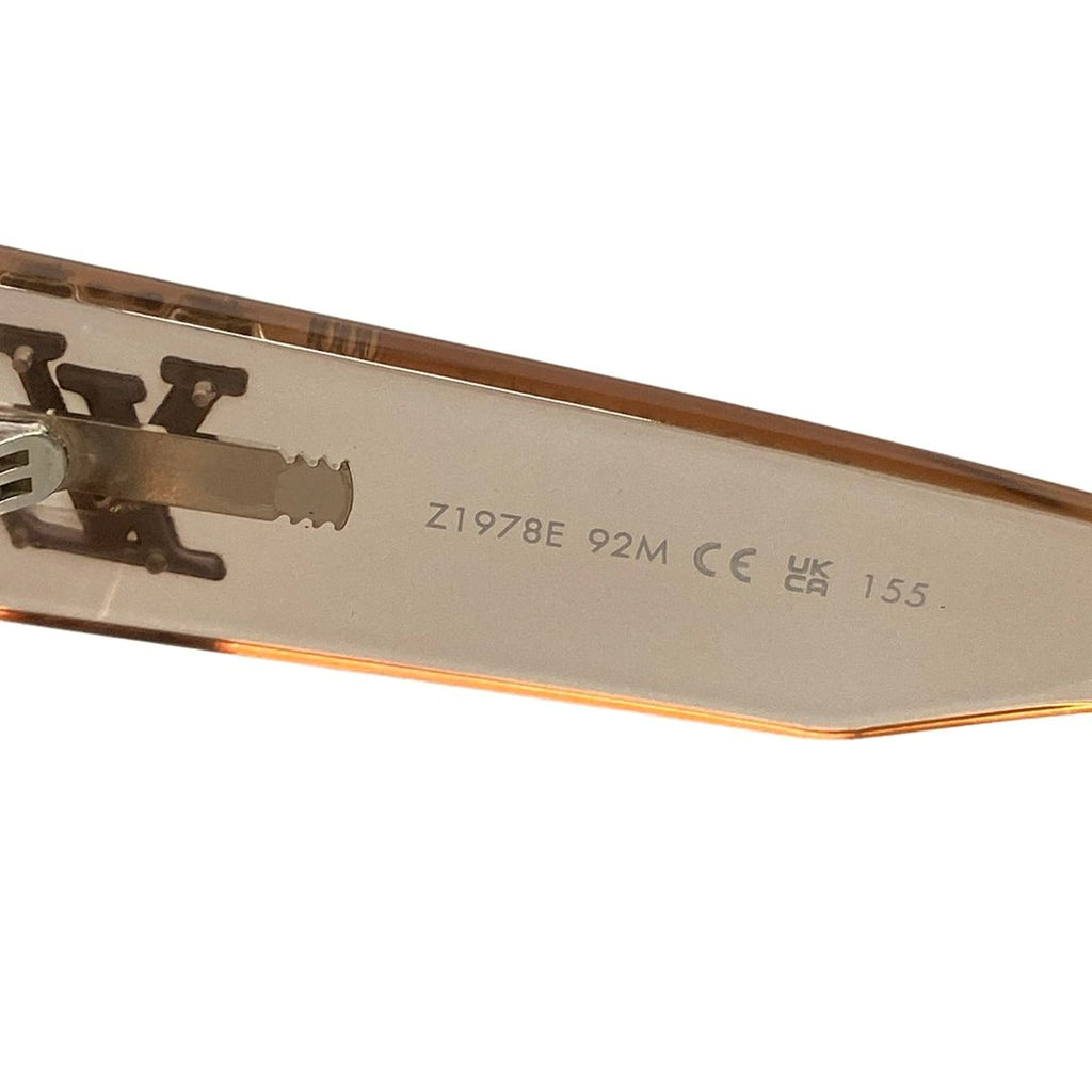 Louis Vuitton Sunglasses Cyclone Clear Beige Eyewear — view 5