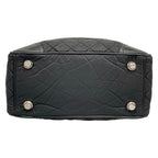 Chanel Tote Paris New York Line Black Silver Leather — view 5