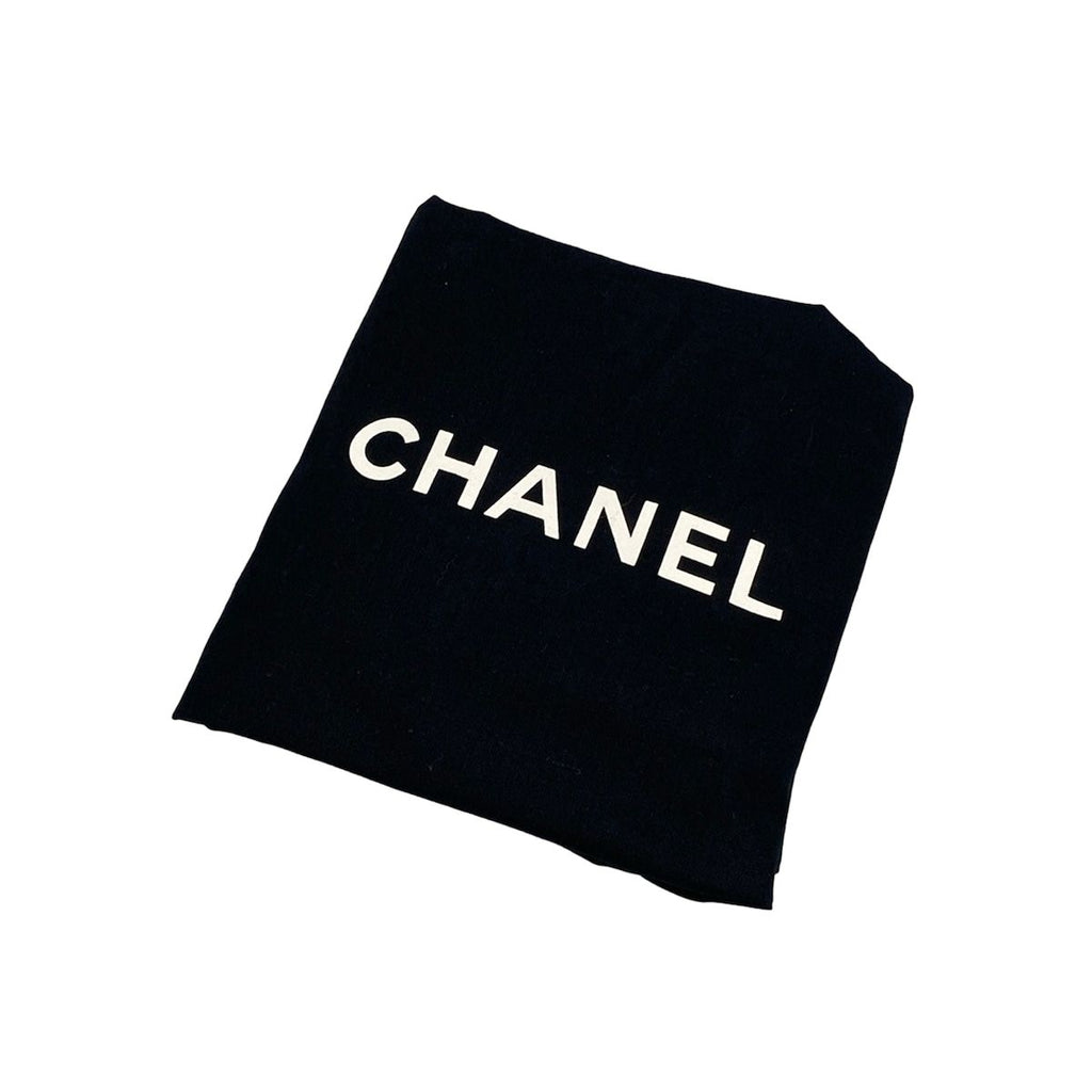 Chanel Tote Paris New York Line Black Silver Leather — view 8