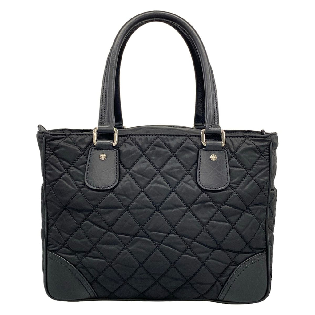 Chanel Tote Paris New York Line Black Silver Leather — view 3