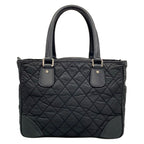 Chanel Tote Paris New York Line Black Silver Leather — view 3