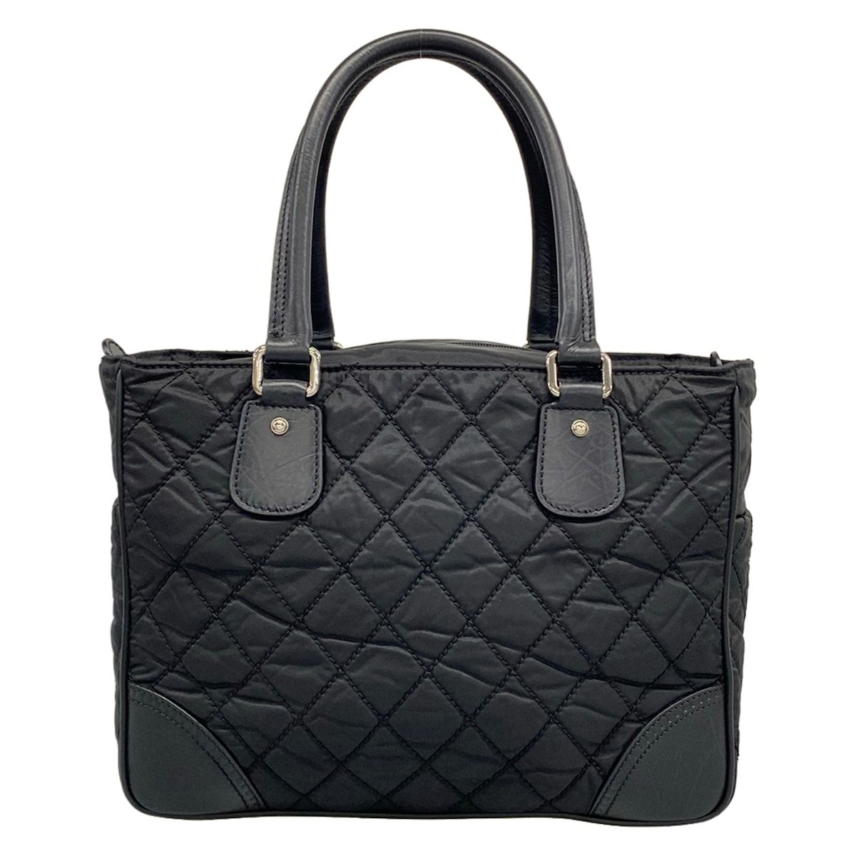Chanel Tote Paris New York Line Black Silver Leather — view 3