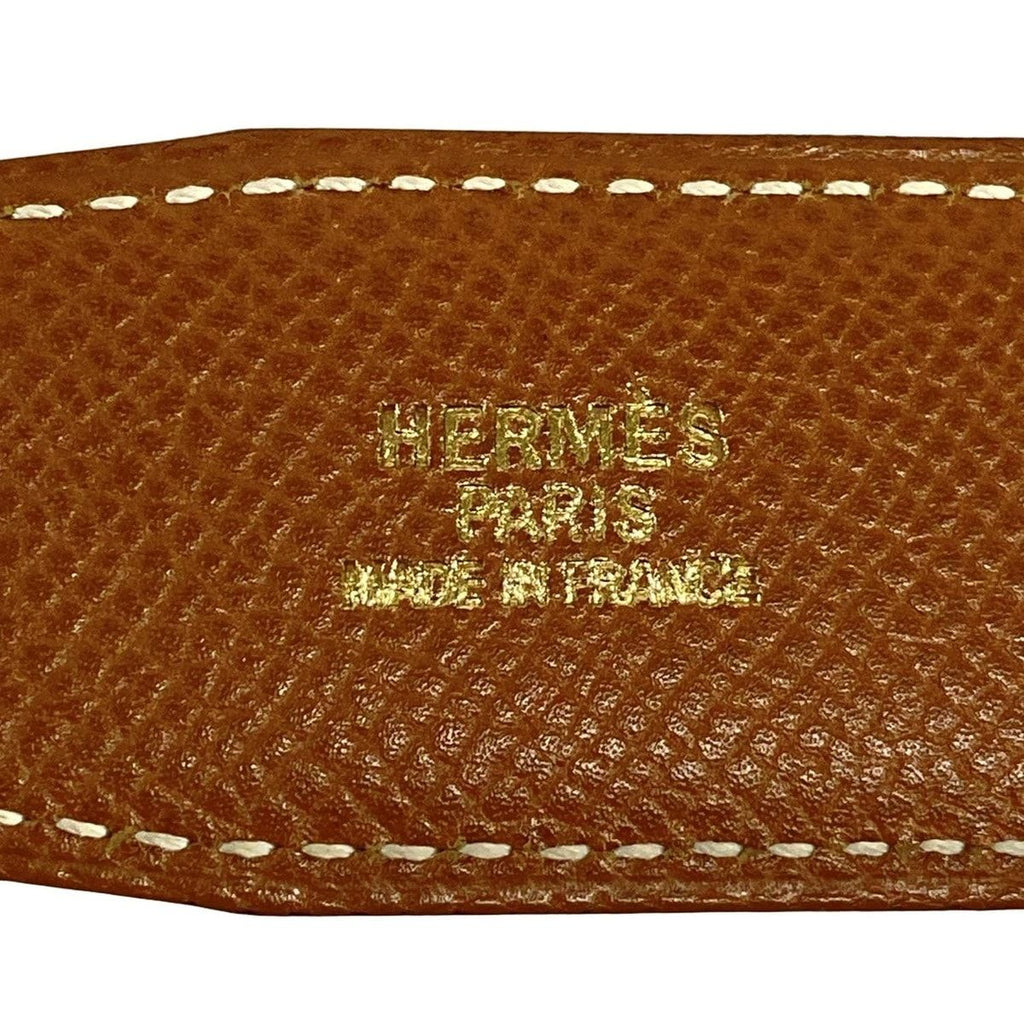 Hermes Belt 68 Black Gold Reversible Leather — view 4