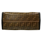 Fendi Handbag Mini Peekaboo Brown Black with Defender Leather — view 5