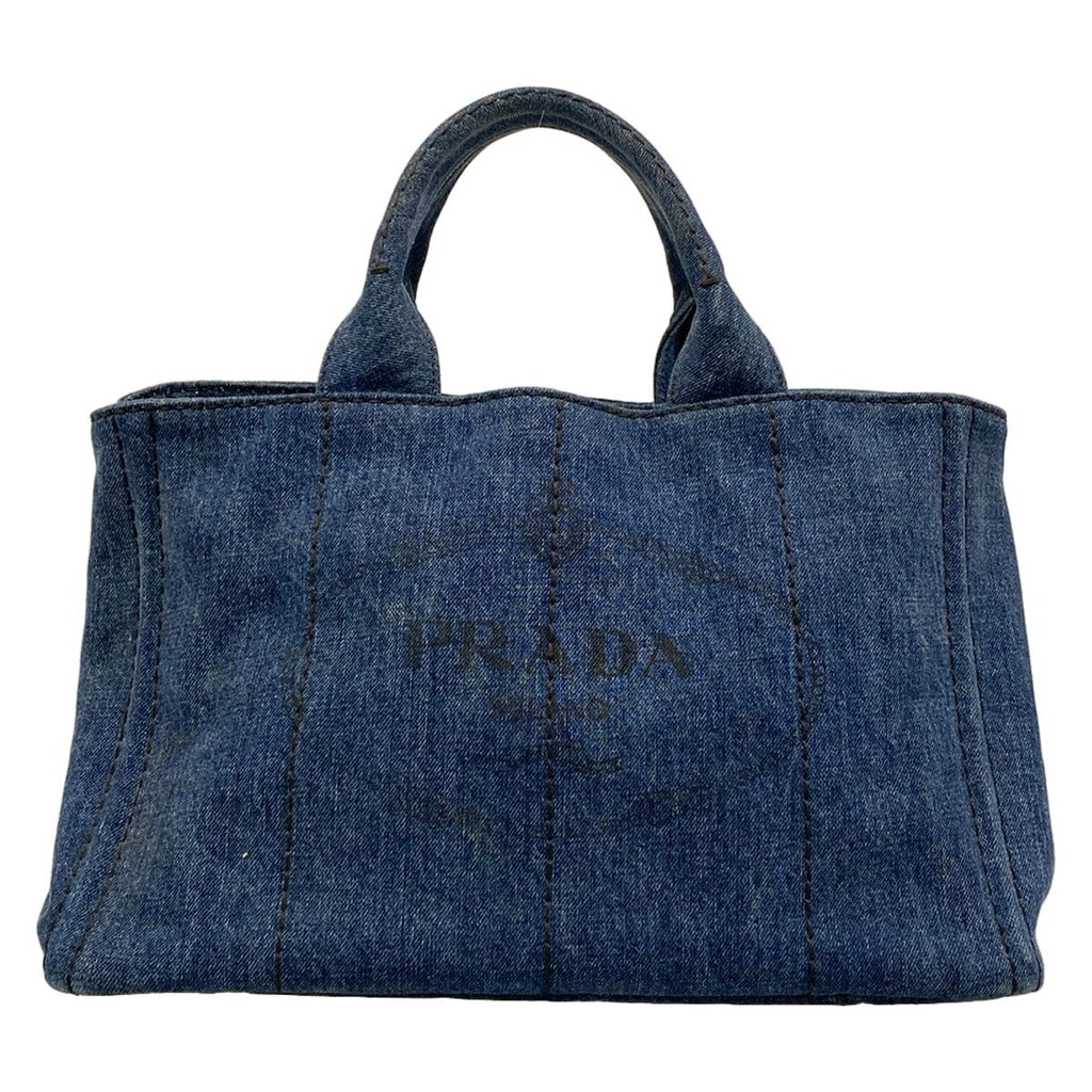 Prada Tote Canapa Blue
