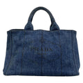 Prada Tote Canapa Blue