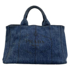 Prada Tote Canapa Blue