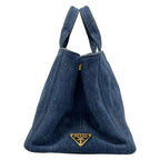 Prada Tote Canapa Blue — view 2