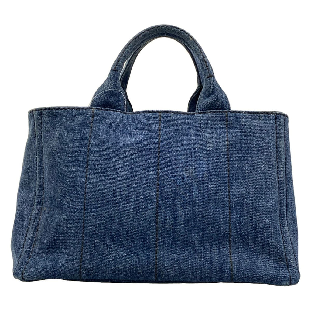 Prada Tote Canapa Blue — view 3