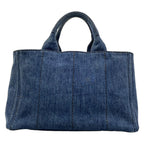 Prada Tote Canapa Blue — view 3