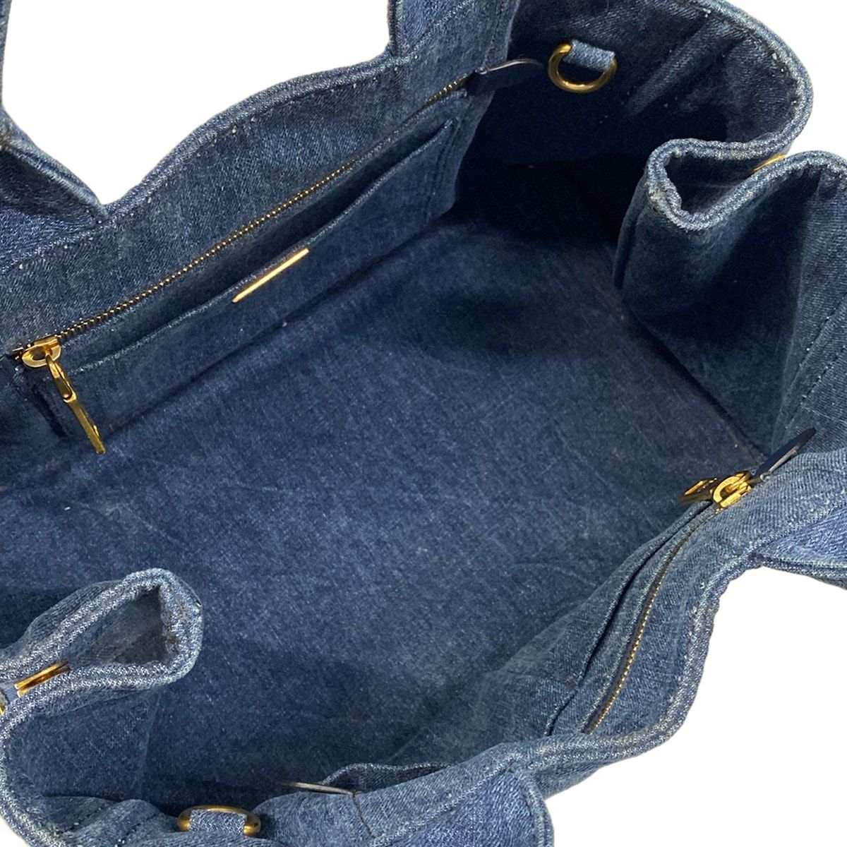 Prada Tote Canapa Blue — view 7