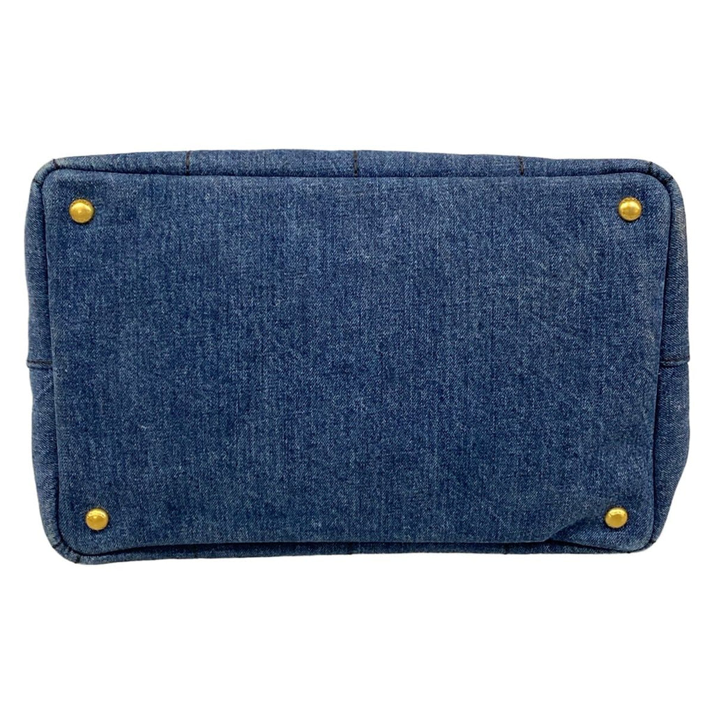 Prada Tote Canapa Blue — view 5