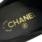 Chanel Sneakers 37 C Black White CC Logo Thick Sole — view 9