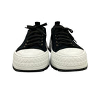 Chanel Sneakers 37 C Black White CC Logo Thick Sole — view 5