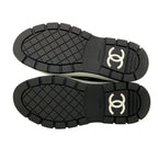 Chanel Sneakers 37 C Black White CC Logo Thick Sole — view 8
