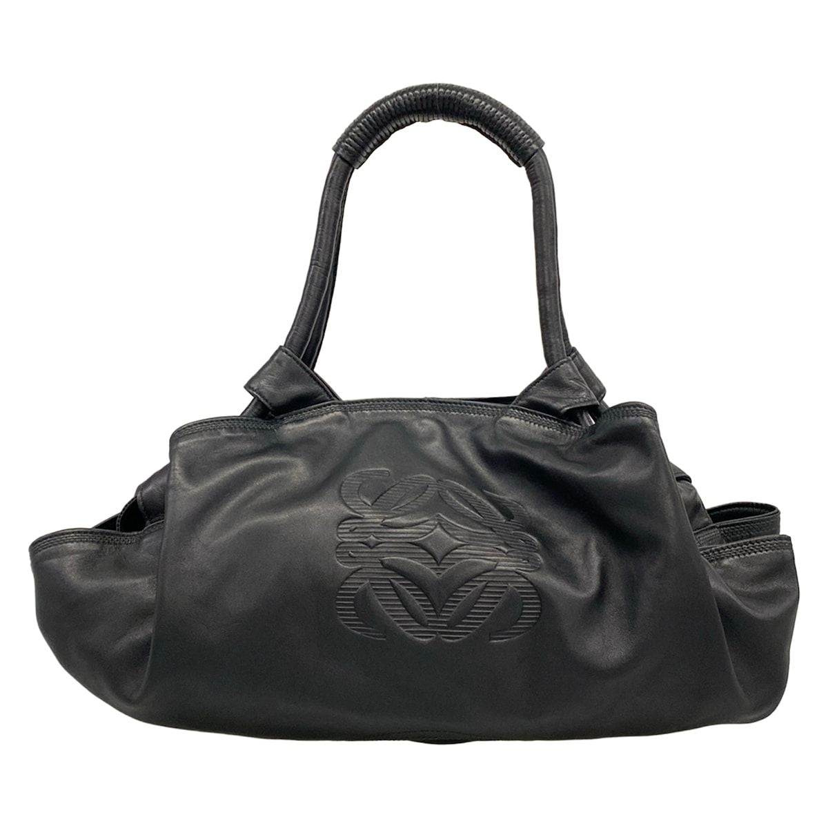 Loewe Handbag Nappa Aire Black Leather