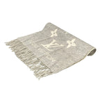 Louis Vuitton Scarf Echarpe Reykjavik Gray Cashmere
