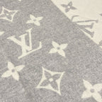 Louis Vuitton Scarf Echarpe Reykjavik Gray Cashmere — view 3