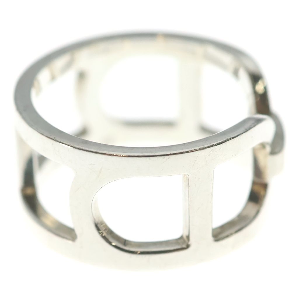 Hermes Chaine D'ancre 56 Ring Silver — view 3
