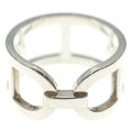 Hermes Chaine D'ancre 56 Ring Silver
