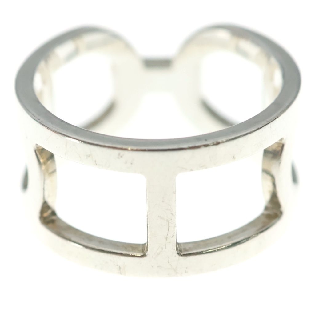 Hermes Chaine D'ancre 56 Ring Silver — view 2