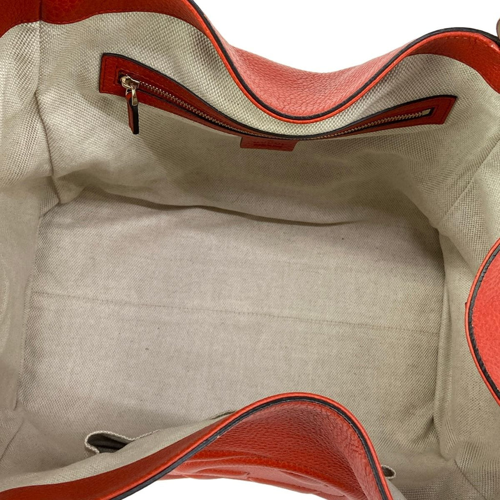 Gucci Tote Soho Cellarius Red Leather — view 7