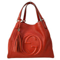 Gucci Tote Soho Cellarius Red Leather