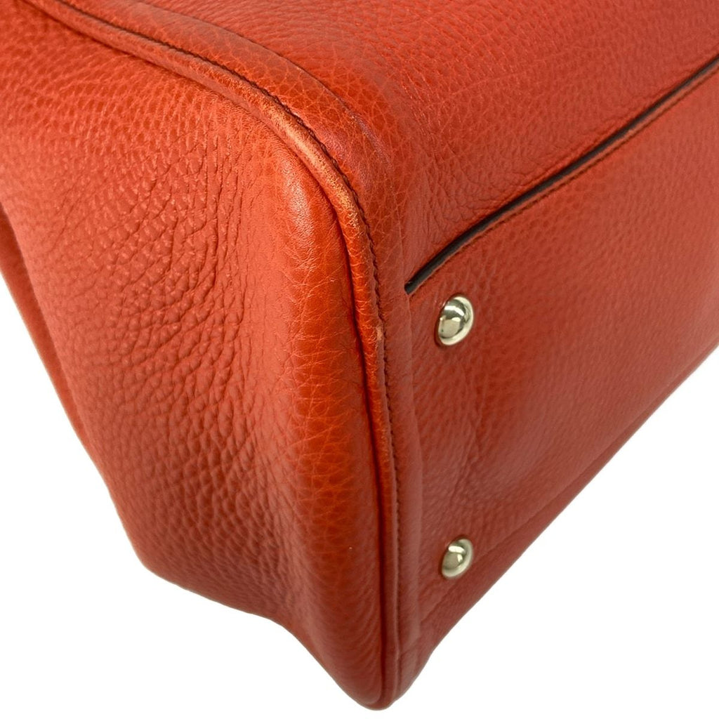 Gucci Tote Soho Cellarius Red Leather — view 6