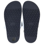 Hermes Chypre Logo Velcro Flat Sandals Shoes White Black — view 5