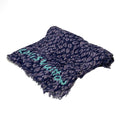 Louis Vuitton Shawl Dark Navy Ivory Light Green Leopard Cashmere Silk Scarf