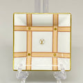 Louis Vuitton Plate White Light Pink Gold Shoulder