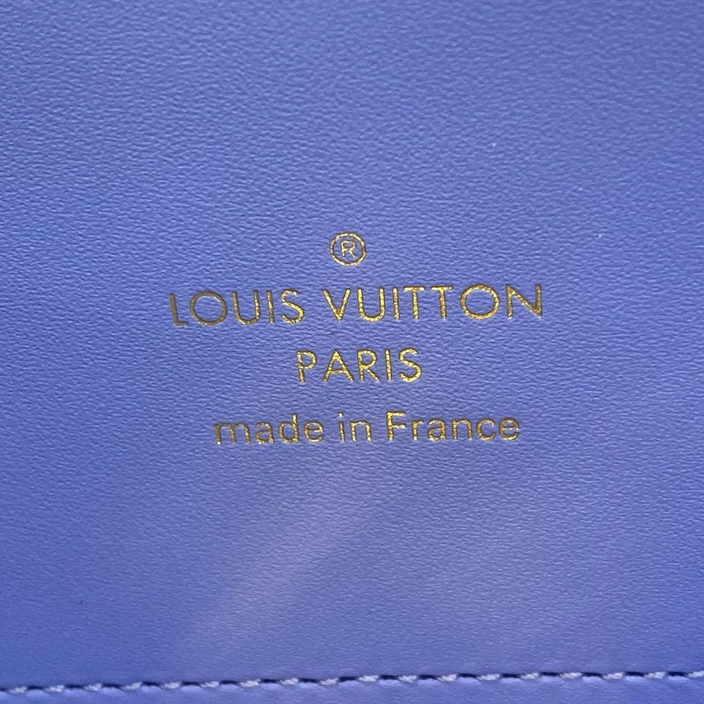 Louis Vuitton Wallet Master's Collection Zippy Light Blue Leather — view 5
