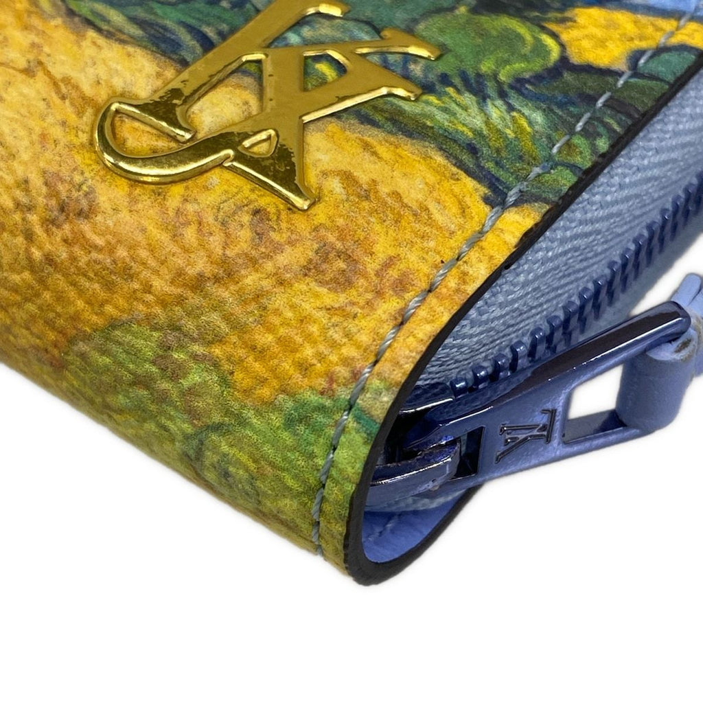 Louis Vuitton Wallet Master's Collection Zippy Light Blue Leather — view 6