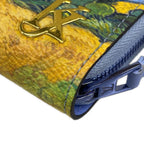 Louis Vuitton Wallet Master's Collection Zippy Light Blue Leather — view 6