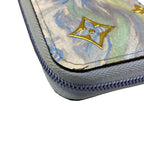 Louis Vuitton Wallet Master's Collection Zippy Light Blue Leather — view 7